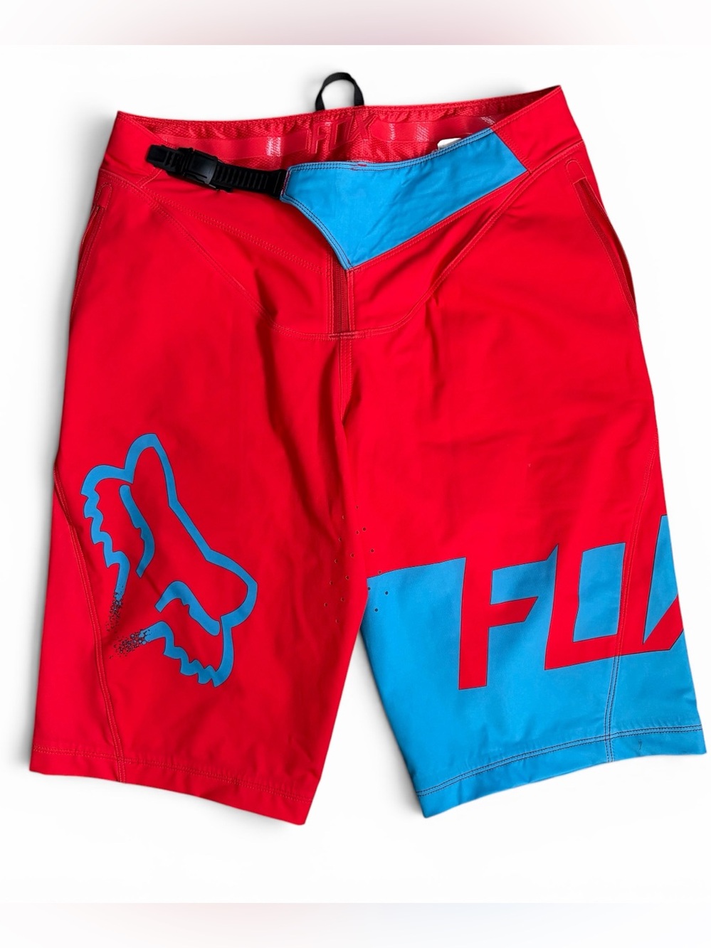 Fox Racing Flexair Shorts Men 30 Red Mountain Bike Trail Cycling Lightweight MTB